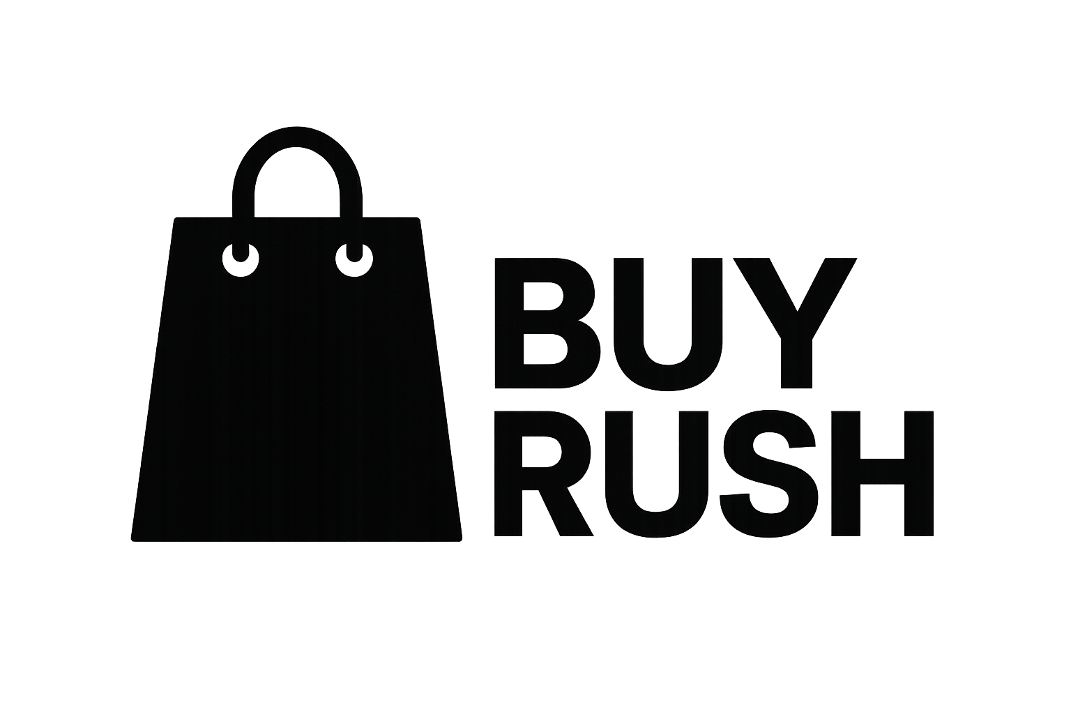 hate and Black BuyRush sign with shopping bag